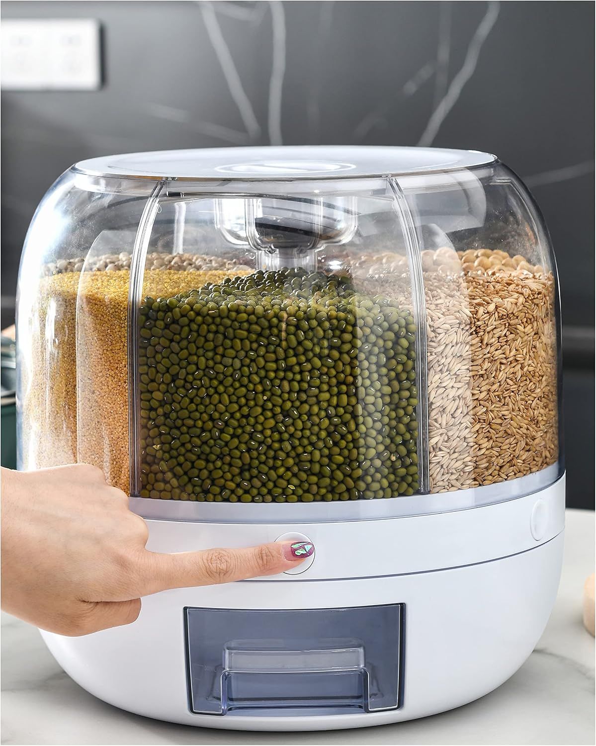 360 Degree Rotating Dry Food Dispenser - Al Tijara UAE